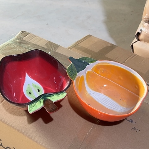 微瑕，不能明火，长度18厘米，高6苹果，橘子