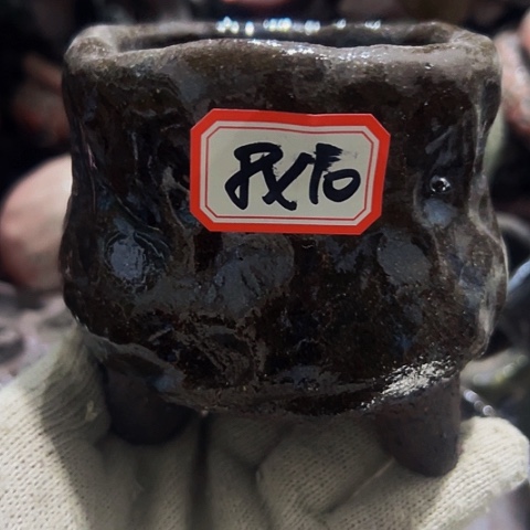 红陶粗陶花盆手工