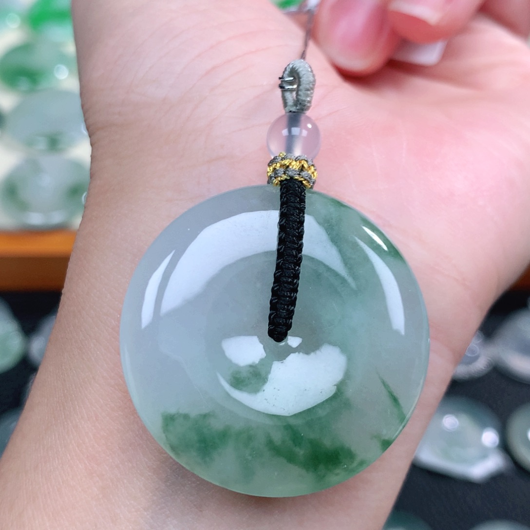 翡翠未镶嵌吊坠(不含链)35-5.9