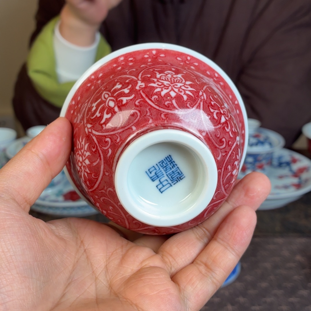 瓷杯子瓷姑娘景德镇陶瓷艺术