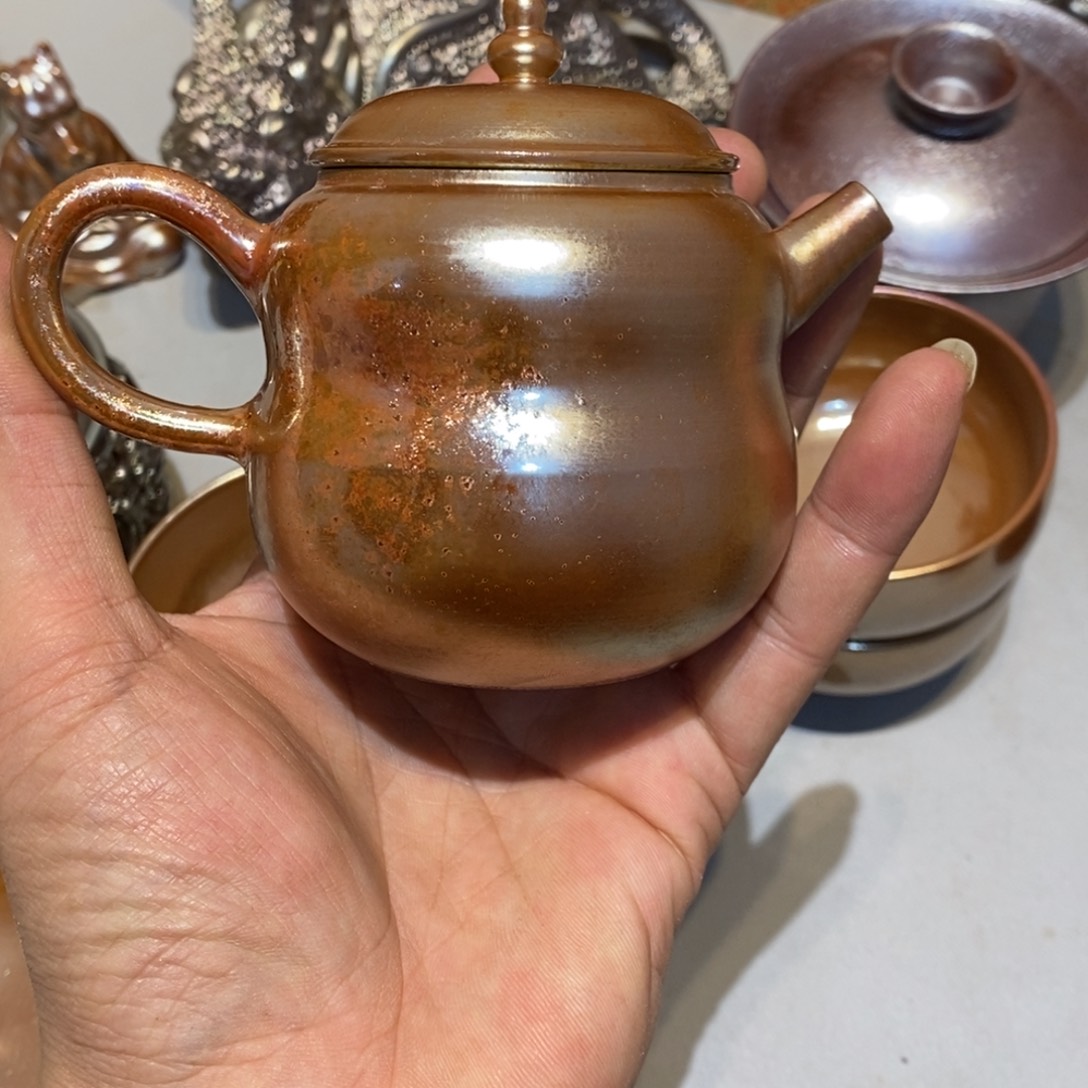 柴烧茶具陶瓷杯子