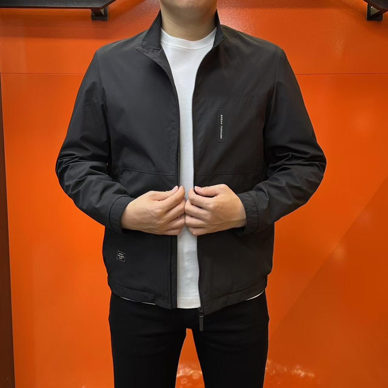 杰克朗博【如新夹克】轻商务款男士休闲夹克8713