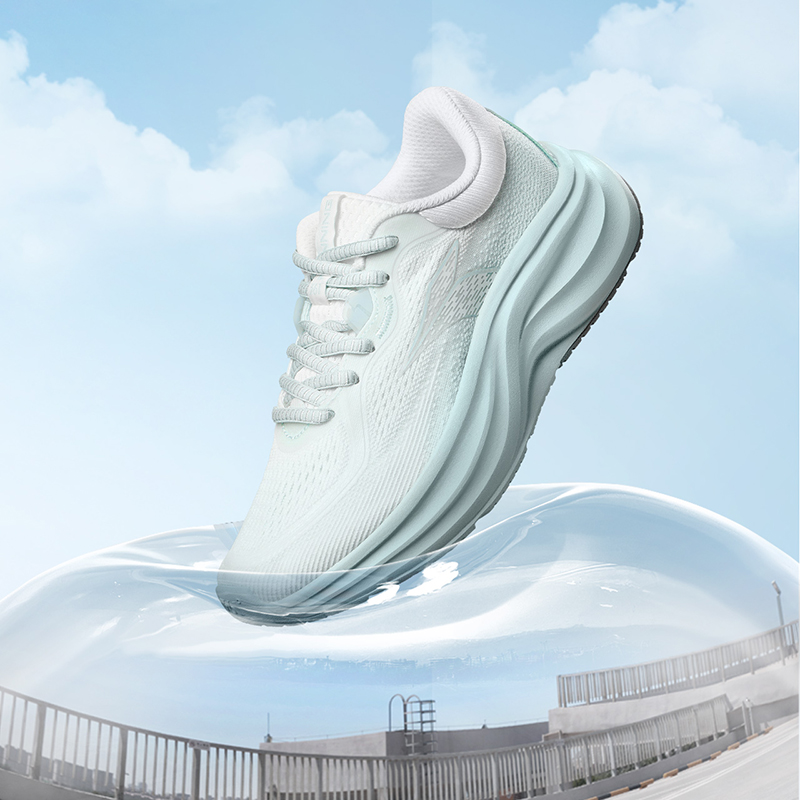 361°女鞋运动鞋2025年春季新款女常规通勤跑鞋厚底舒适透