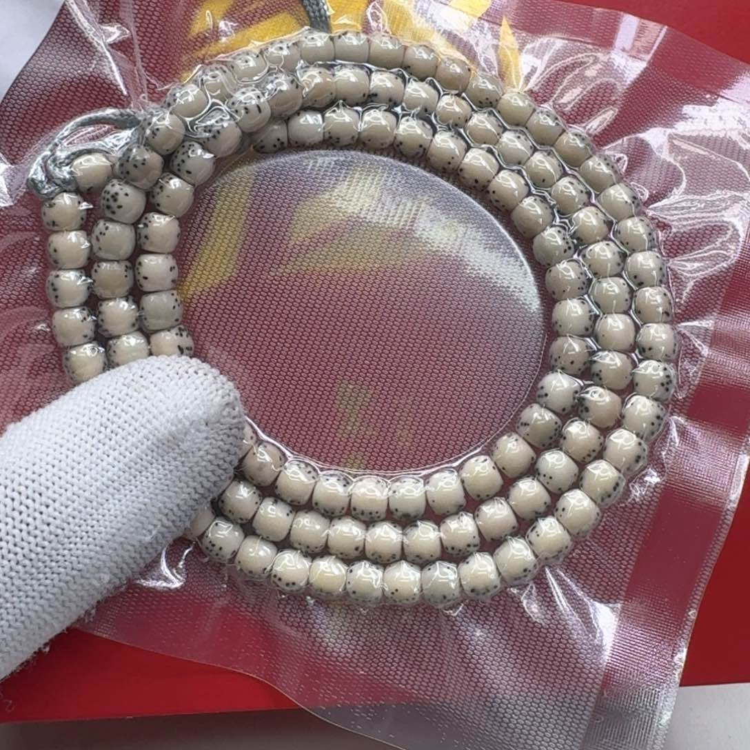 星月菩提手串41一物一图冰白针尖星河豚6左右108