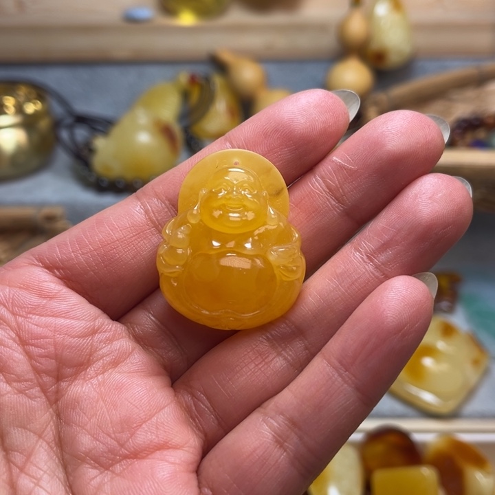 蜜蜡颈饰未镶嵌蜜蜡