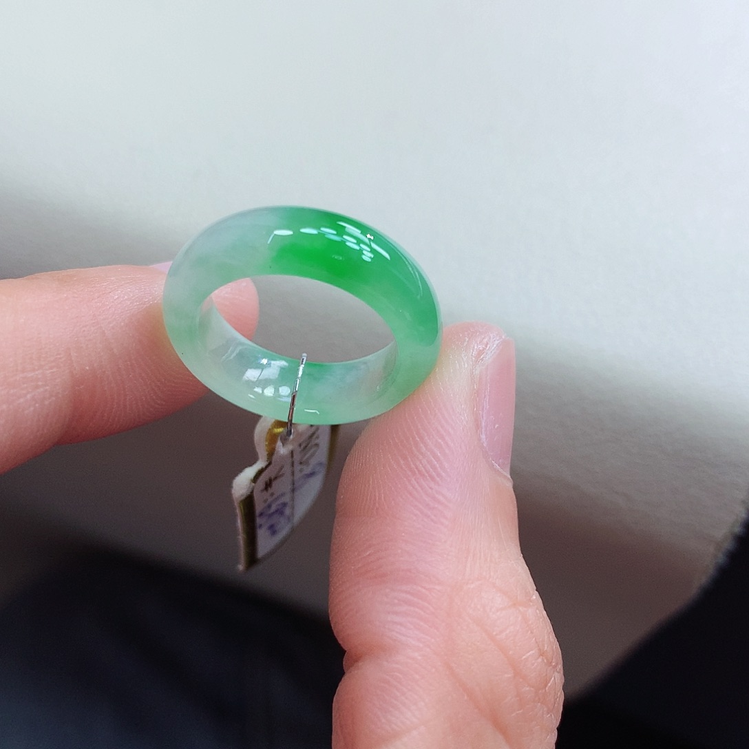 未镶嵌戒指翡翠8号