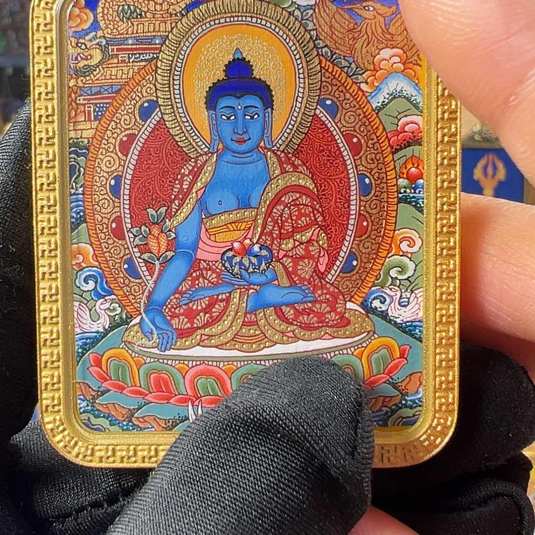 吊坠药师热贡纯手绘
