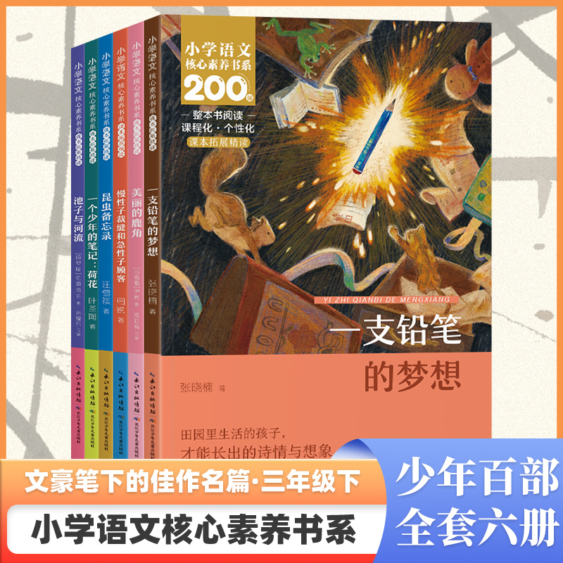 小学语文三年级下册同步阅读必读课外书 一个少年的笔记：荷花