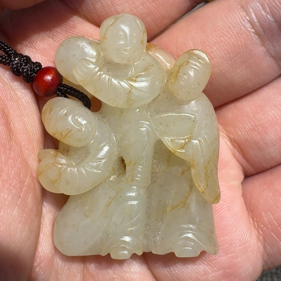 用***2和田玉未镶嵌挂件