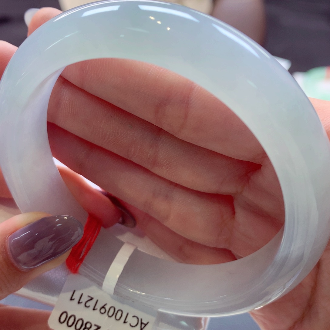 翡翠手镯未镶嵌正圈33（29号）