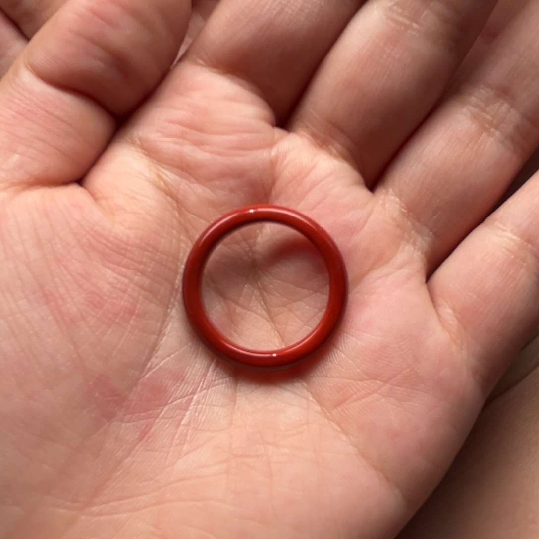 南红玛瑙戒圈未镶嵌D**n