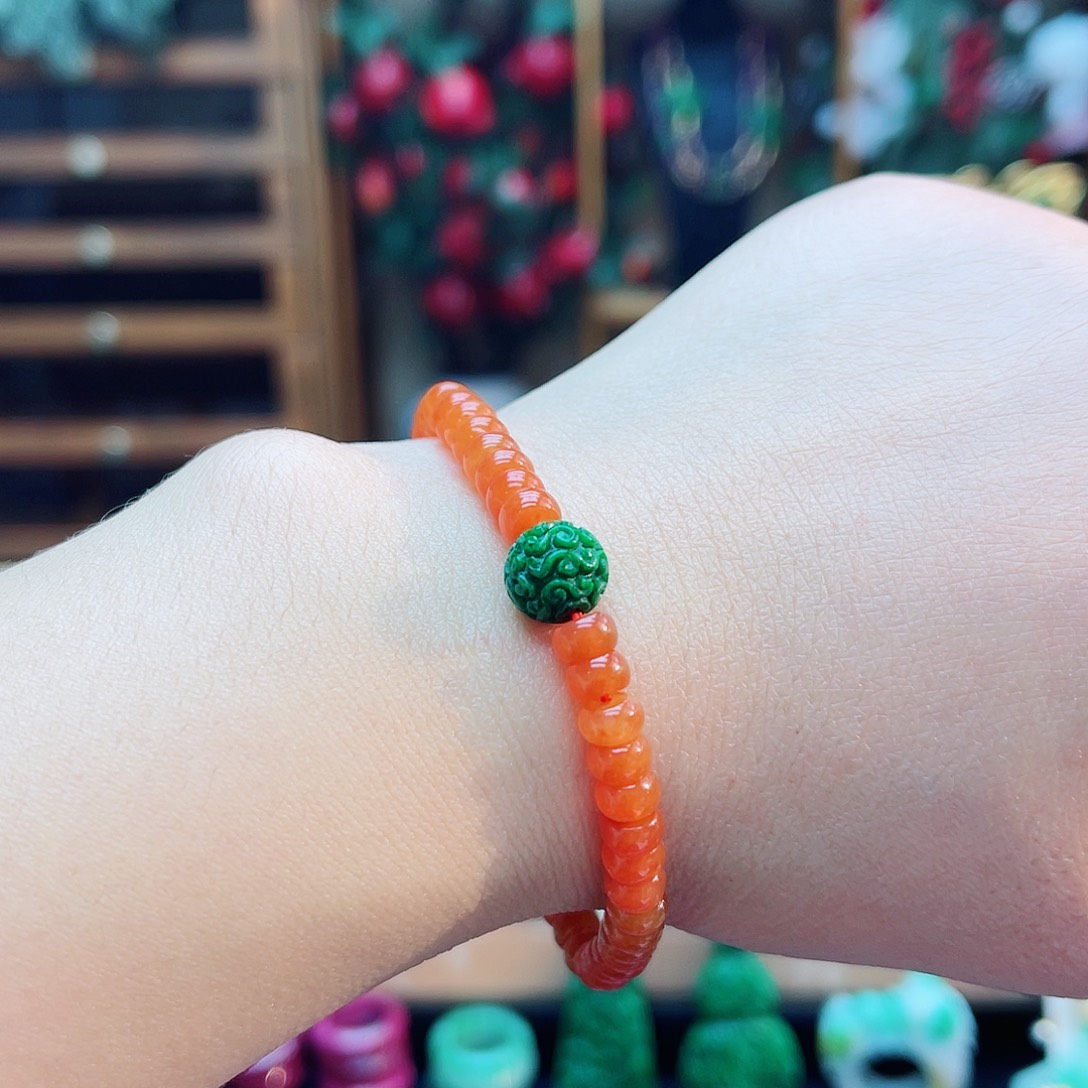 未镶嵌手串翡翠48小时鉴赏期