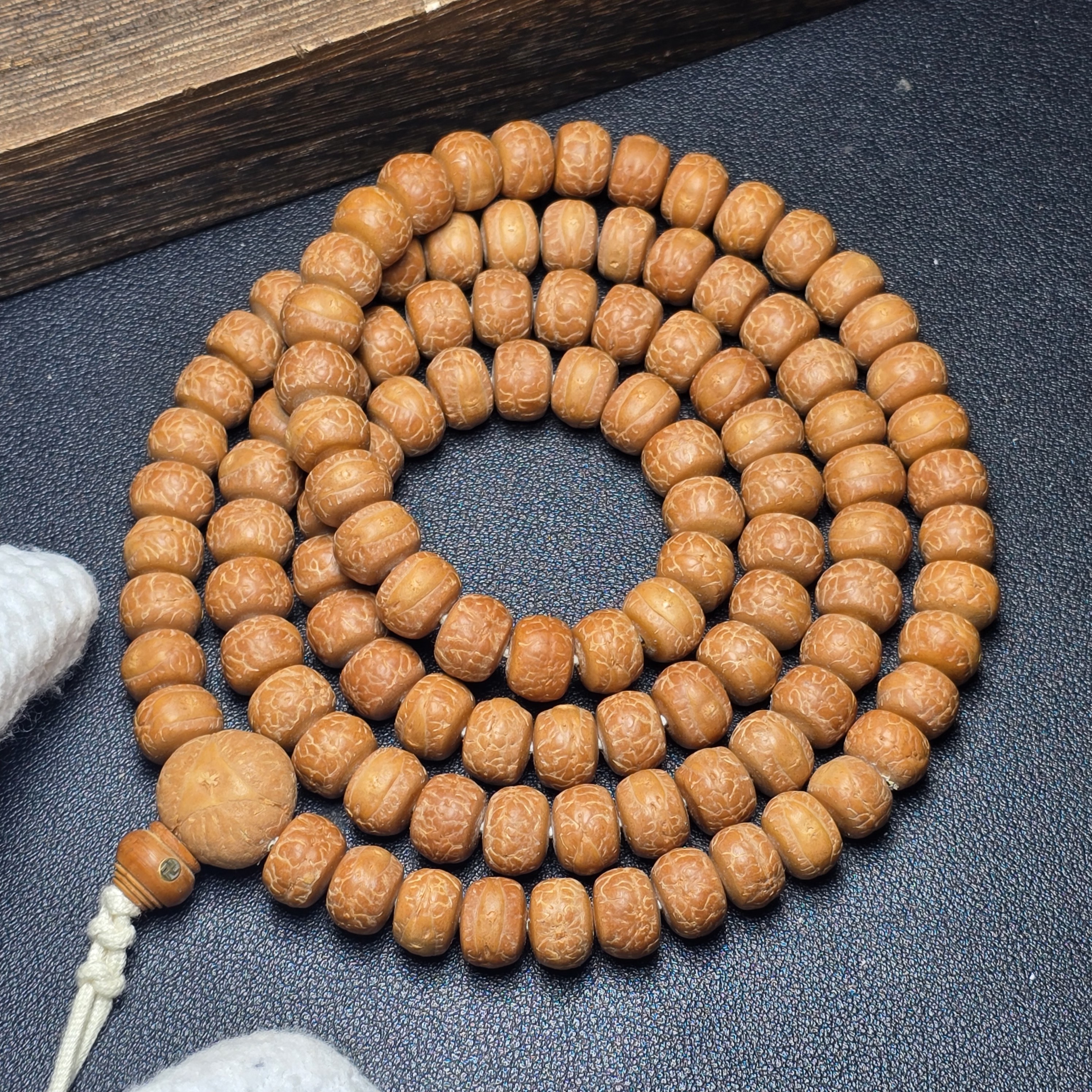 尼泊尔凤眼菩提-藏式108系列-尺寸11.6～12-高油籽-货号L4