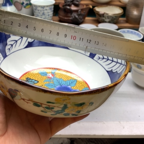盖碗海外回流瓷器