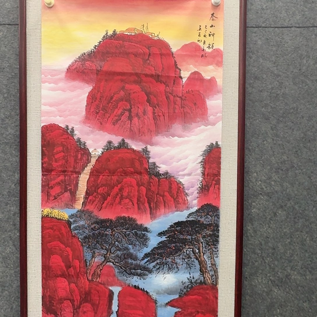 国画国画亲笔手绘原创