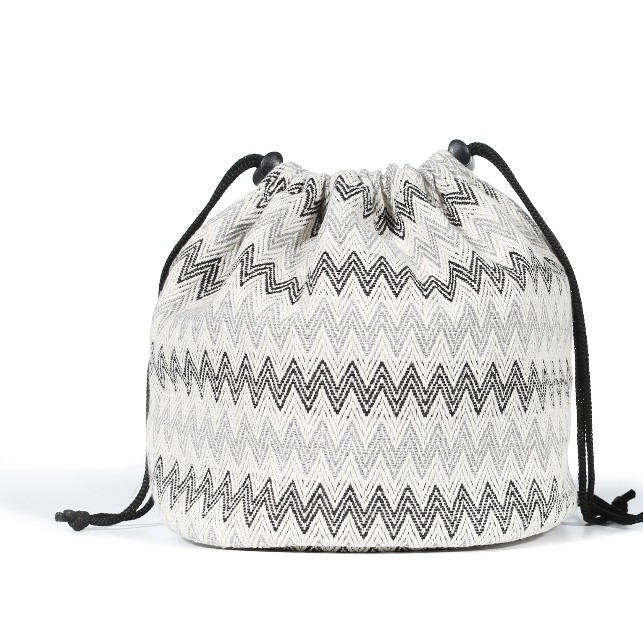 福利区-102838-XX 波浪纹束口袋 手提水桶包 男女同款情侣款