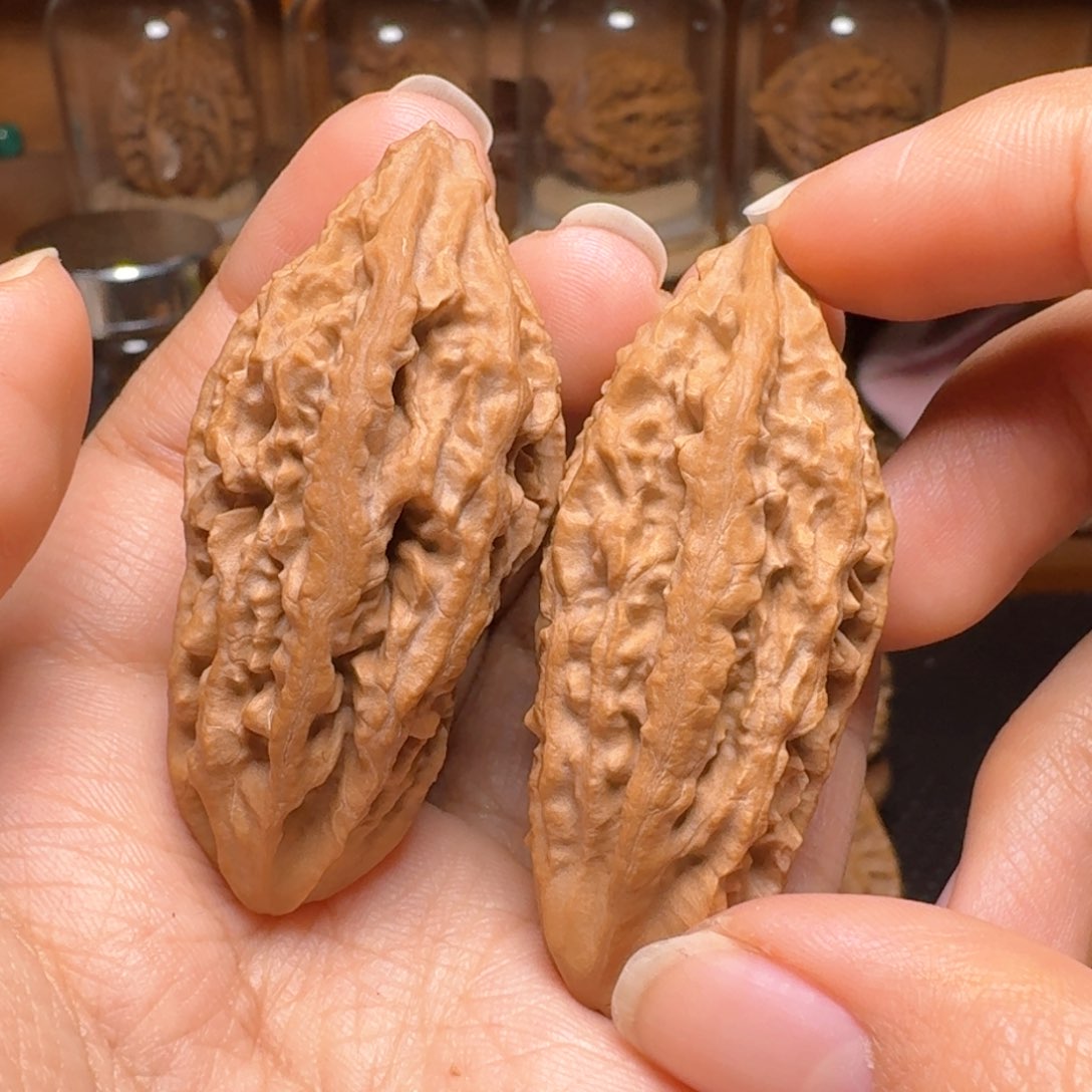 文玩核桃把件麒麟瓜条