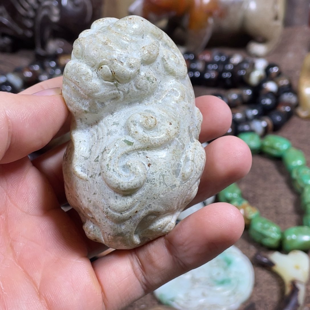 和田玉未镶嵌吊坠(不含链)