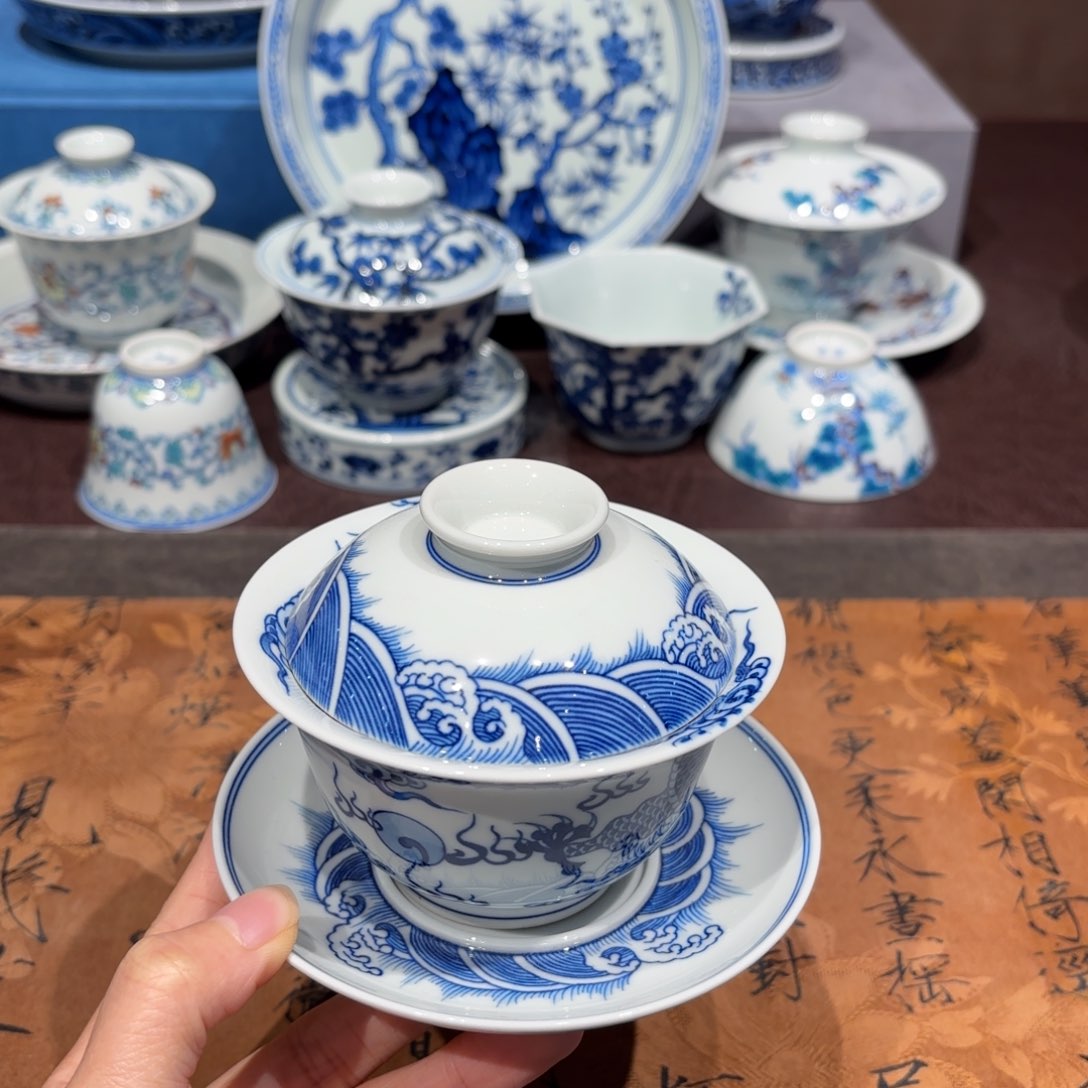 瓷片M***u景德镇纯手工手绘