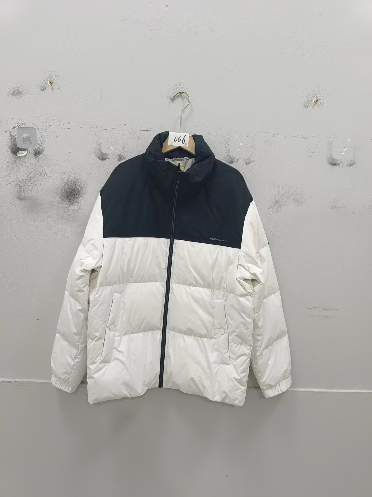 立领短款常规款秋冬男友风情侣拼接保暖韩版006