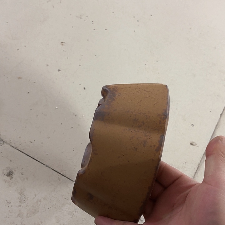 紫砂花盆紫砂的颜色很好看呀