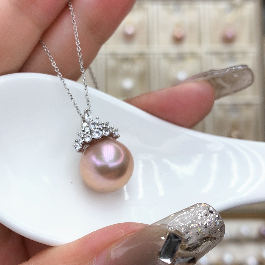 淡水珍珠合金颈饰