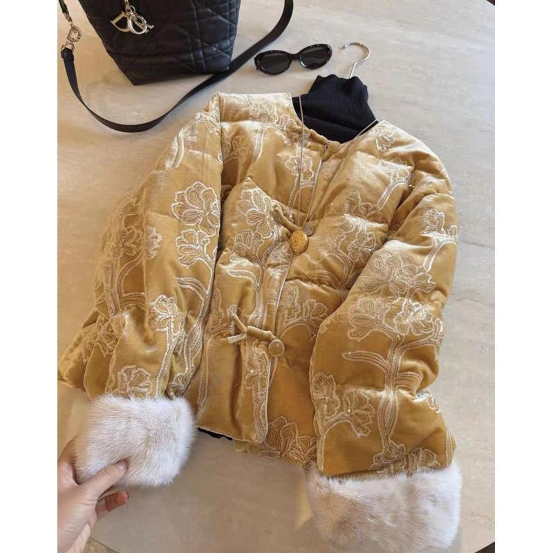 【棉服】皇妃--新中式加棉设计师高定轻奢宽松休闲复古圆领国潮