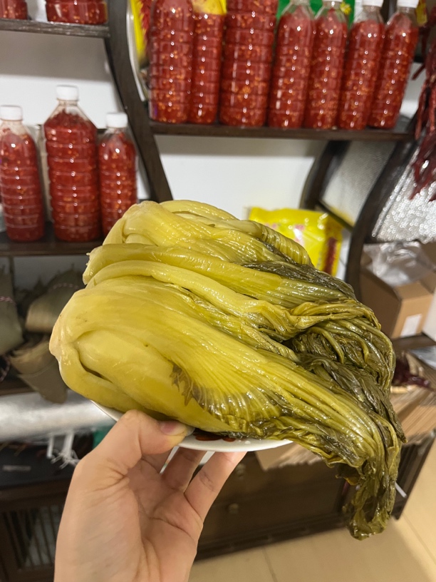 贵州特色农家老坛发酵青菜酸菜爽口开胃下饭菜