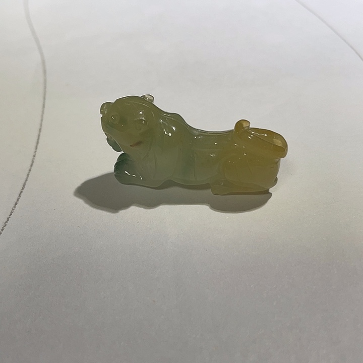 刘***茗翡翠未镶嵌颈饰挂件