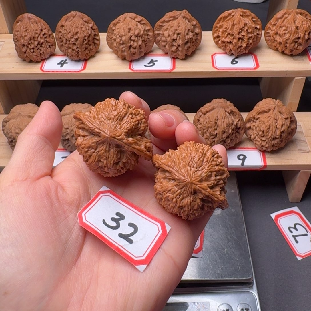 文玩核桃把件满天星43尺