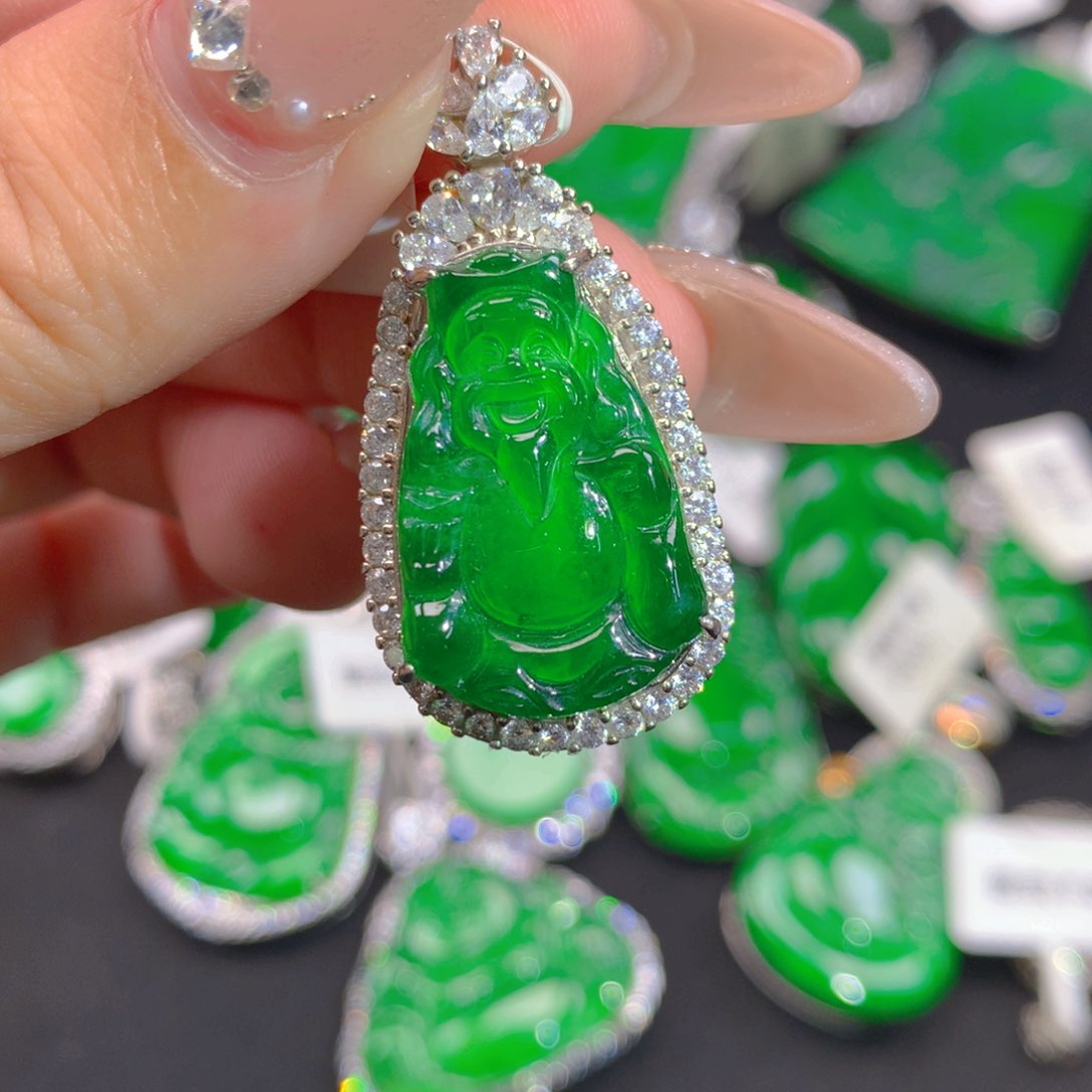 翡翠银S925镶嵌颈饰1111111111