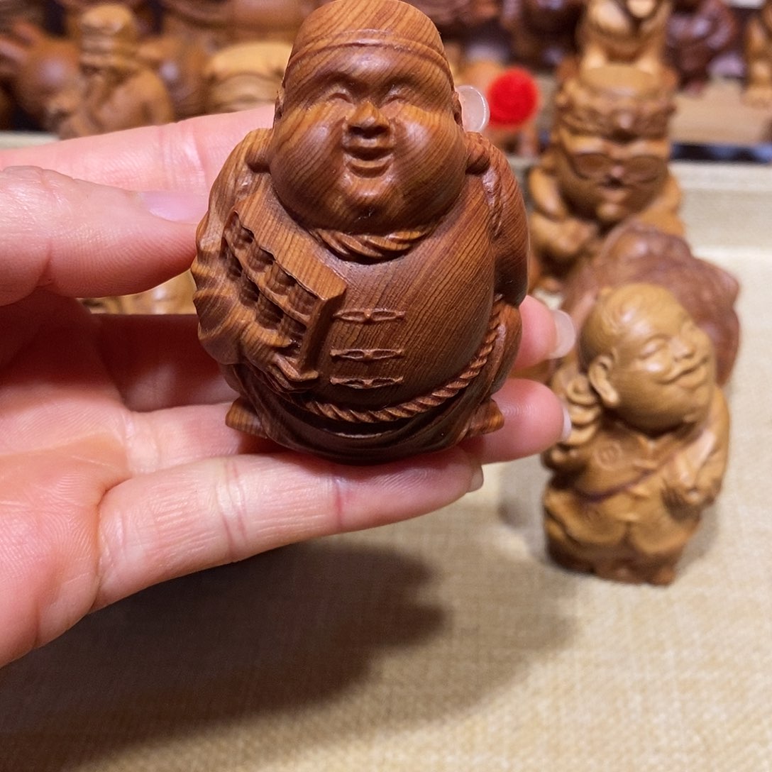 柏木（崖柏）?*刀崖柏手把件，地主