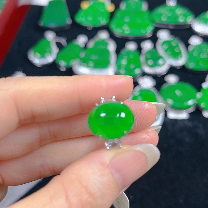 云***…翡翠银S925镶嵌吊坠(不含链)