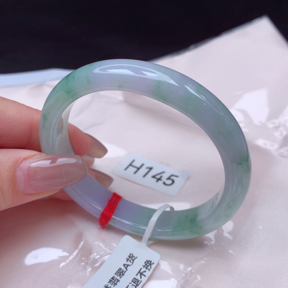 翡翠手镯未镶嵌手镯54贵妃