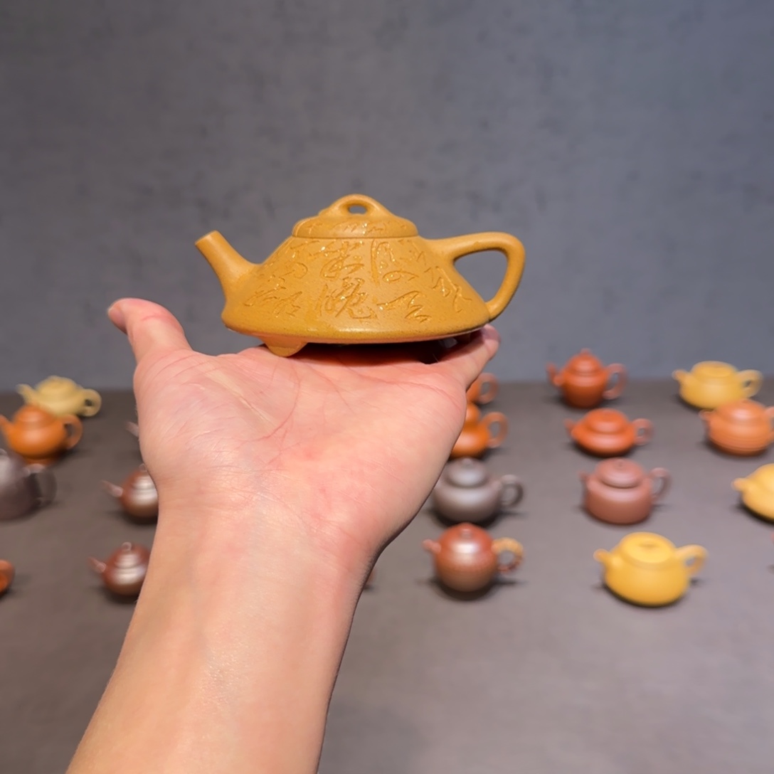 尚***紫砂茶壶合瓢 段泥 160cc