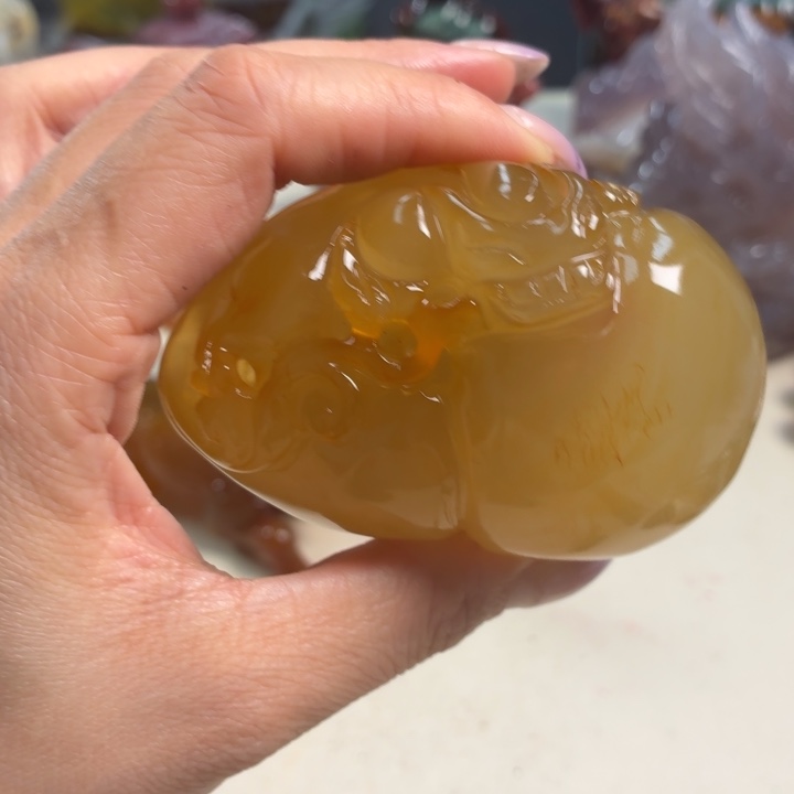 玛瑙/玉髓未镶嵌吊坠(不含链)