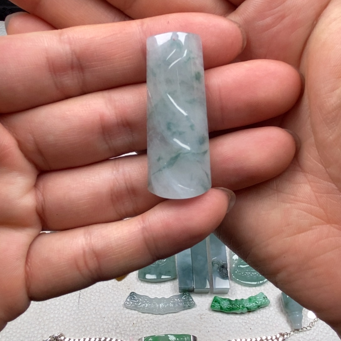 定制翡翠未镶嵌无事牌