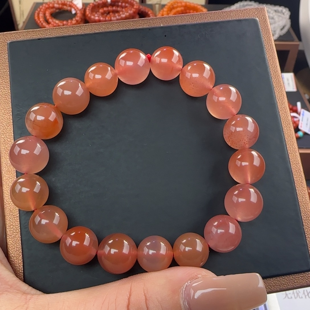 南红玛瑙未镶嵌手链