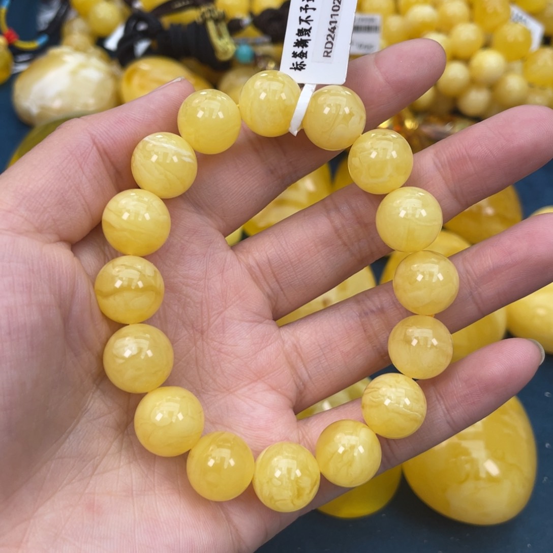 琥珀裸石未镶嵌琥珀蜜蜡w 154