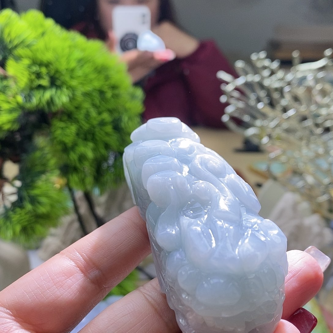 【闪购商品】翡翠颈饰未镶嵌貔貅