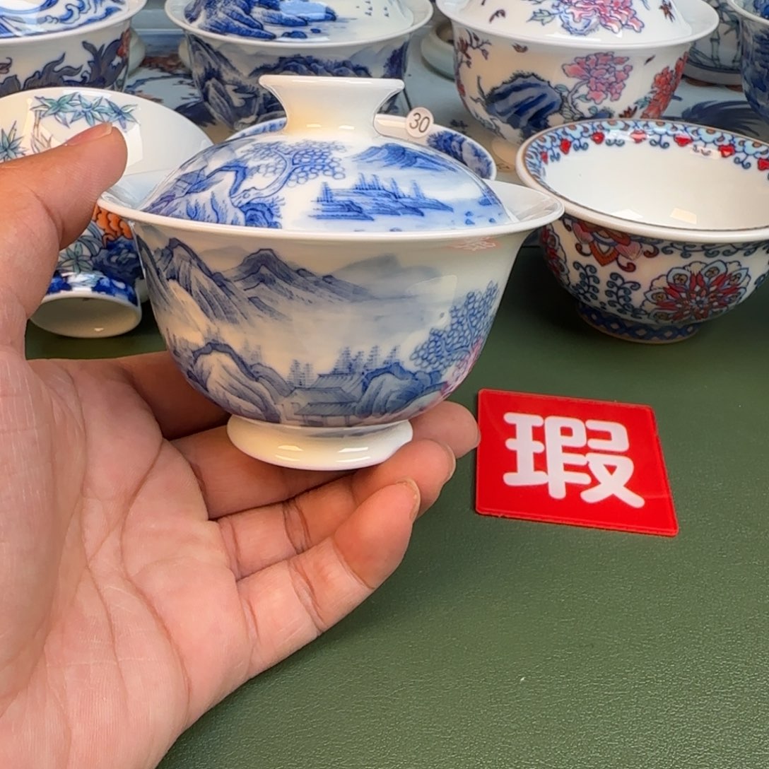 纯手工纯的手绘茶具39