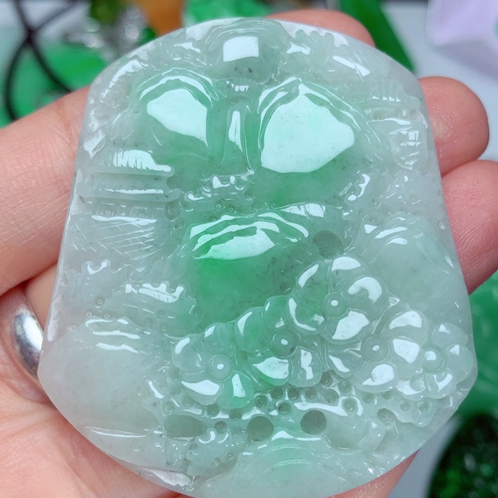 翡翠吊坠(不含链)未镶嵌