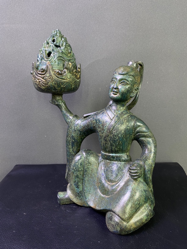 非遗仿古青铜器【书生博山炉】工艺品/礼品/摆件