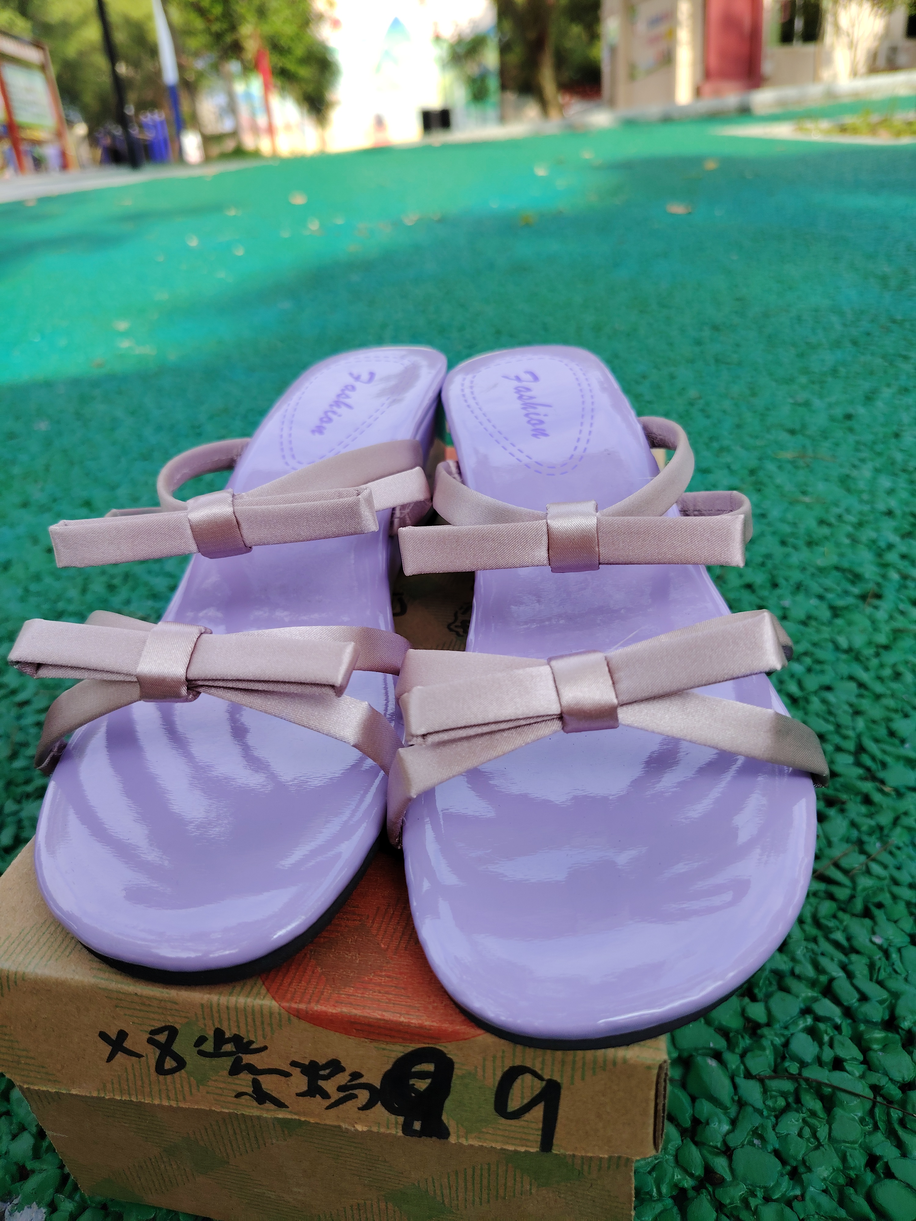 时尚部落仙女风蝴蝶结厚底增高拖鞋女外穿2025年新款夏季露趾凉拖