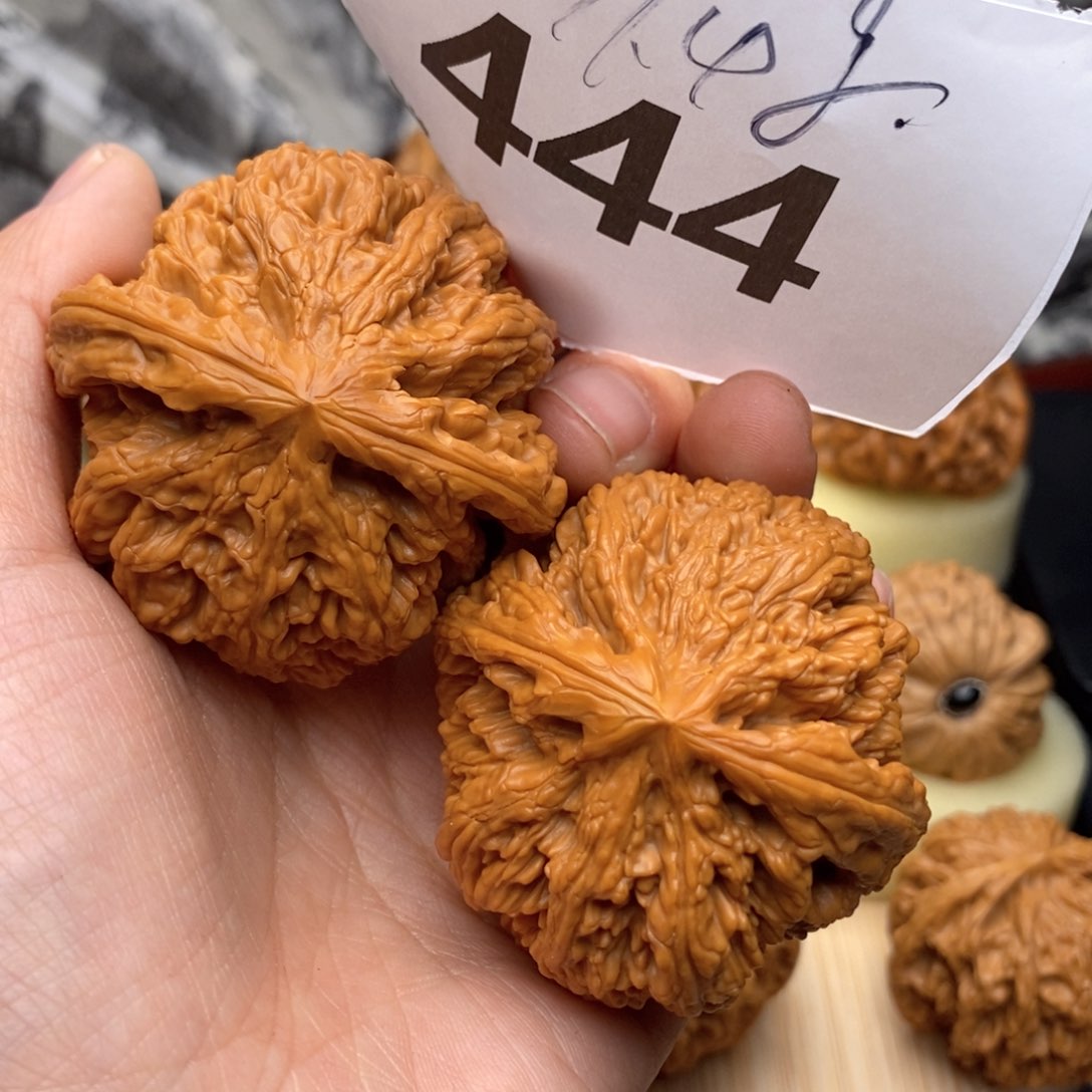 文玩核桃把件444号48.5粗筋