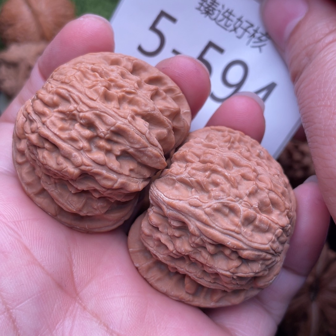 文玩核桃把件白狮子41