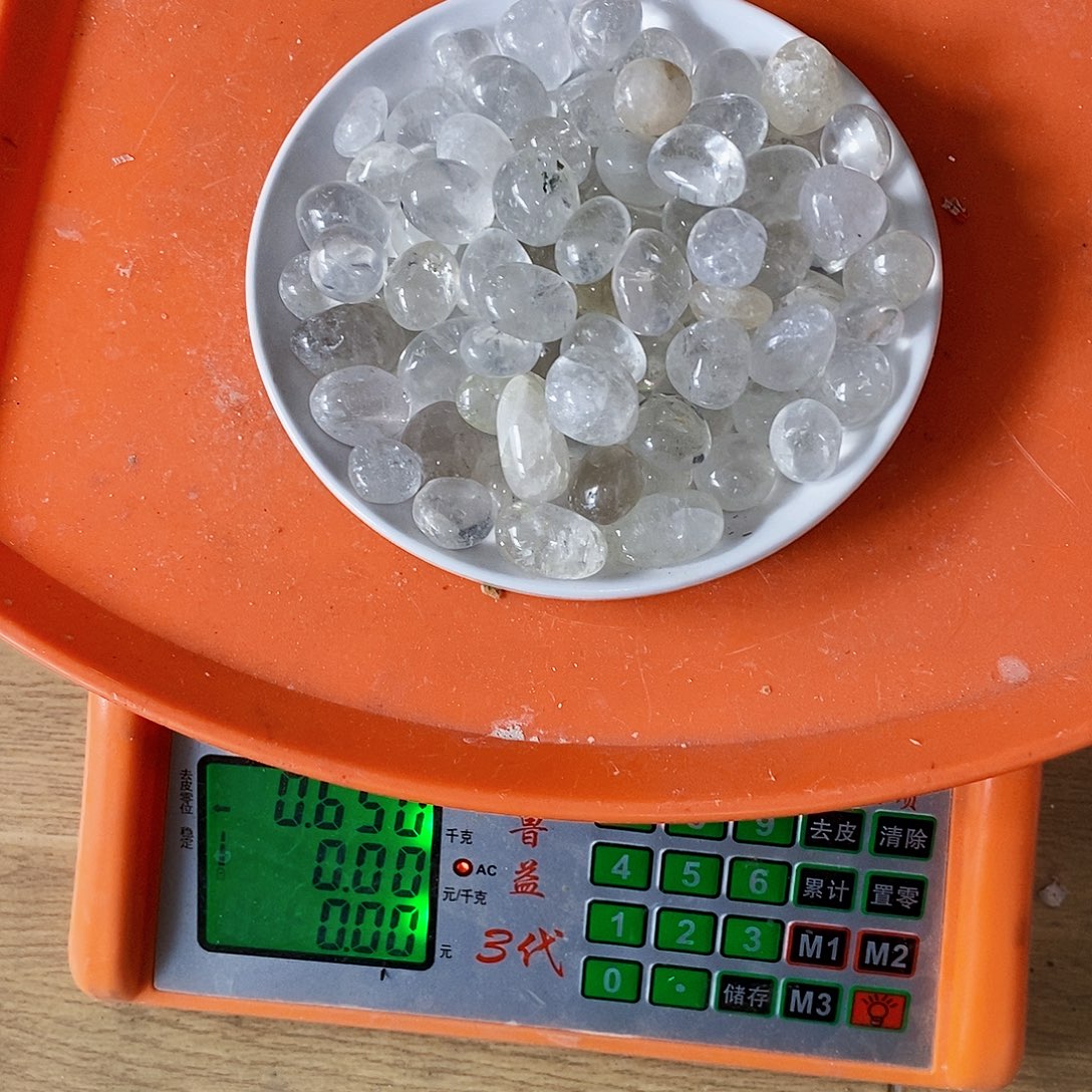 射***圆未镶嵌珠宝半成品水晶