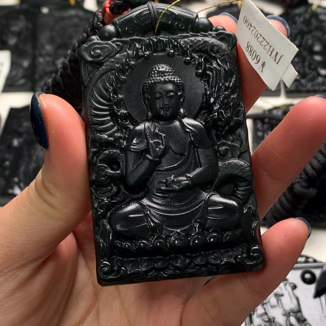 天然a货钢琴黑挂件