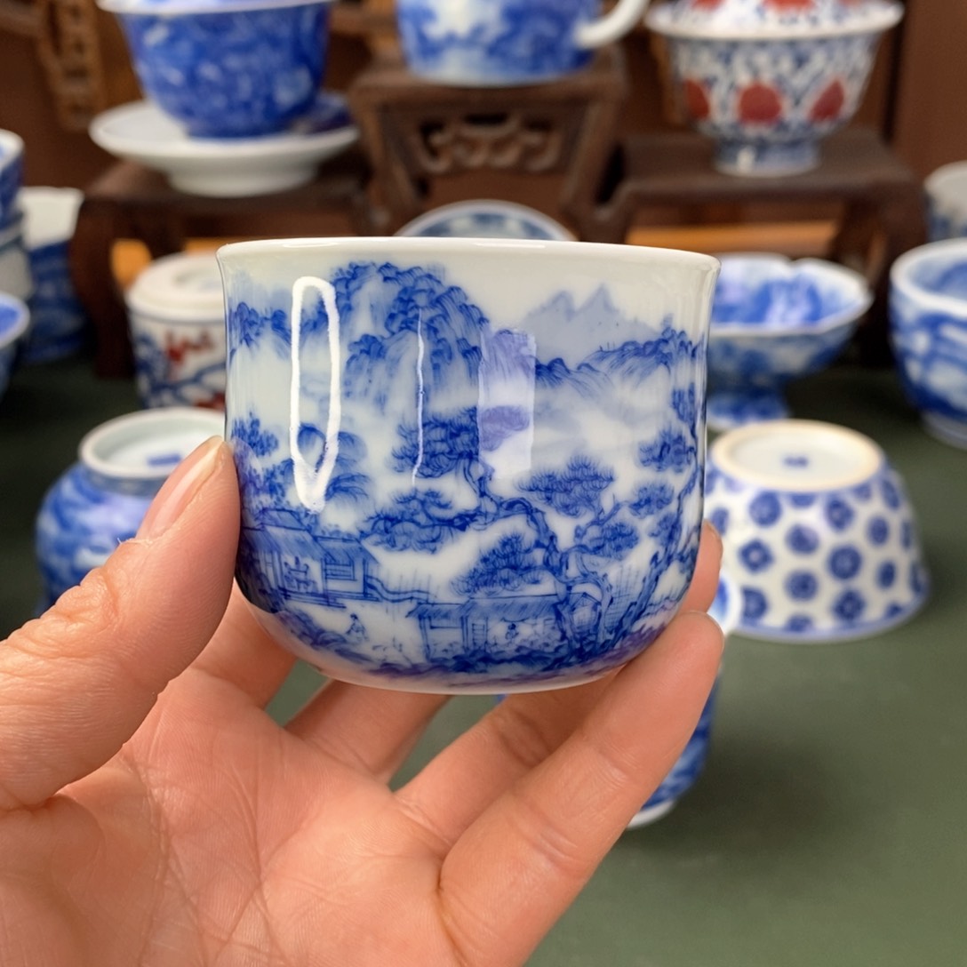 杯景德镇陶瓷手工手绘