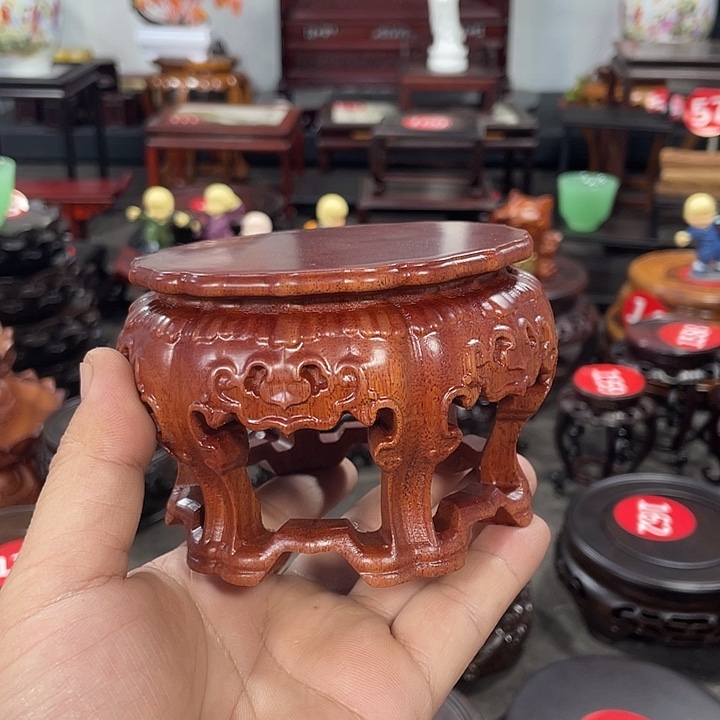 香榧木红木底座工艺品